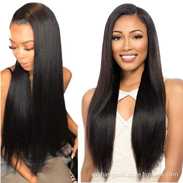 Uniky 150% 180% Density HD Full Lace Human Hair Wigs For Black Women,Wholesale Brazilian Virgin Hair Transparent Lace Front Wig